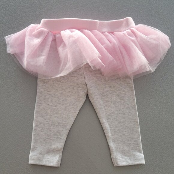 Cloud Island Baby Girl 2 piece Set Long Sleeve Bodysuit Pink Sparkle Tutu Pants - Picture 5 of 7